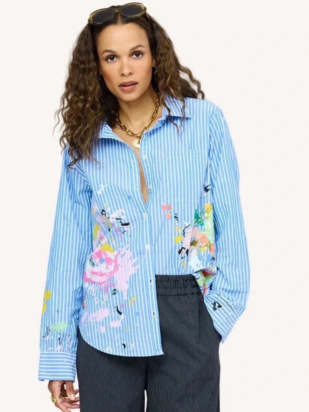 Kerri Rosenthal MIA Happiness Shirt, NWT, size small